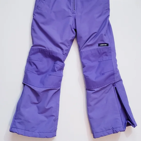 Lands' End Squall Waterproof Insulated Iron Knee Snow Bibs - Picture 6 of 8